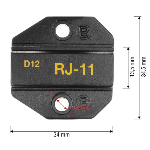 Матриця для кримпера Pro'sKit 1PK-3003D12 Прев'ю 1