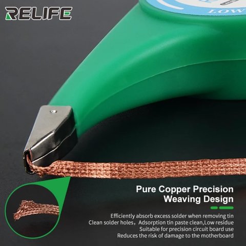Лента-оплетка RELIFE RL-2020, (Ш) 2,0 мм, (Д) 2 м Превью 2