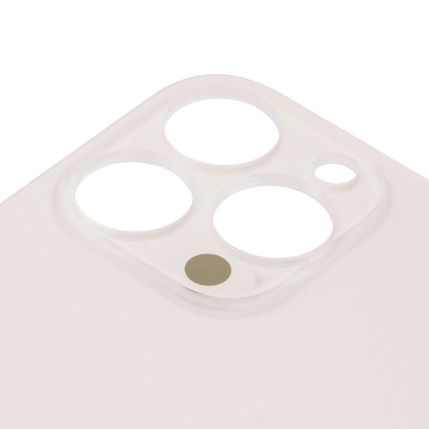 Задня панель корпуса для iPhone 13 Pro Max, золотиста, не потрібно знімати скло камери, Original (PRC), Gold, big hole Прев'ю 1