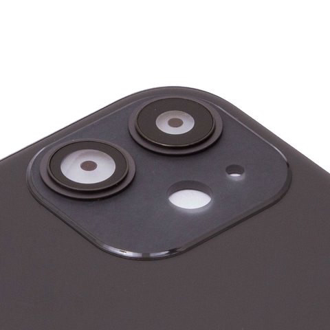 Housing Back Cover compatible with iPhone 11, (black, with camera lens, small hole) Preview 1