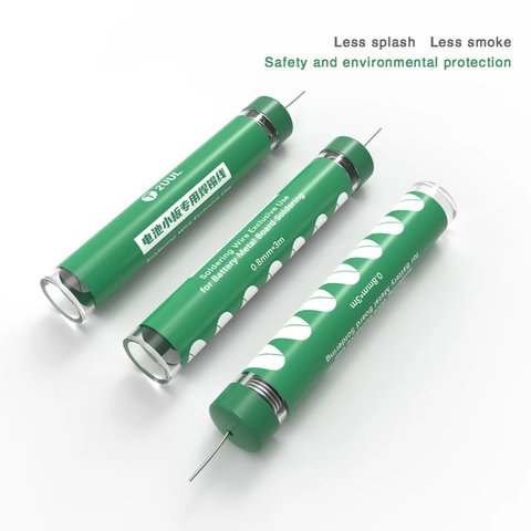 Solder 2UUL SC39, (0,8 mm, 3 m, for soldering nickel plates of batteries) Preview 4