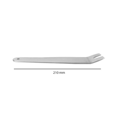 Car Trim Removal Tool with Narrow "U" Notch Blade (Stainless Steel, 210×40 mm) Preview 1