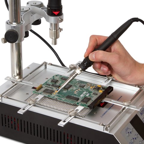 Estación de soldadura de aire caliente con pre-calentador IR AOYUE Int866 (110 V) Vista previa  4