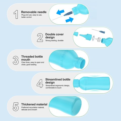 Tarro para líquido con dispensador RELIFE TB1, 50 ml, amarillo Vista previa  6