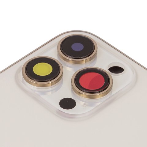 Carcasa puede usarse con iPhone 14 Pro, dorado, con botones laterales,  con sujetador de tarjeta SIM, Original (PRC), EU Version, gold Vista previa  1