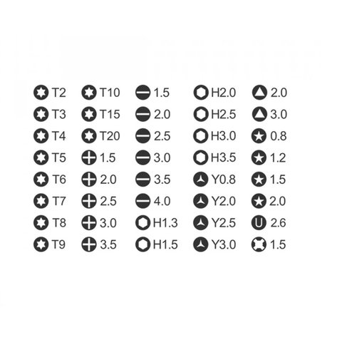 Бездротова електрична викрутка Jakemy JM-Y03 PLUS, 43 в 1 Прев'ю 5