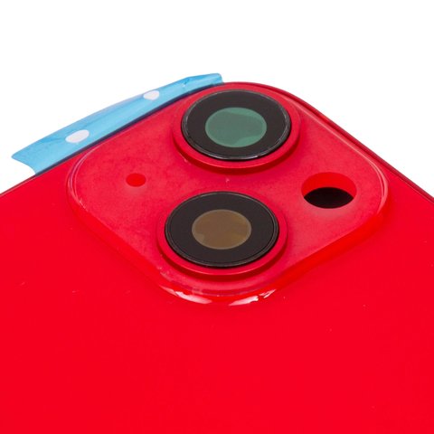 Корпус для iPhone 14, красный, с держателем SIM-карты, с боковыми кнопками, Original (PRC), EU version Превью 1