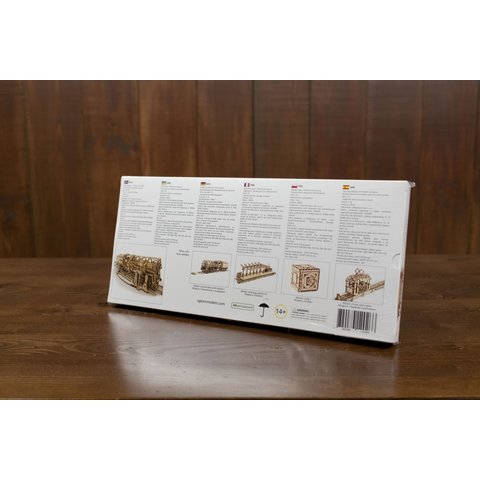 Механічний 3D-пазл UGEARS Рейки з переїздом Прев'ю 6