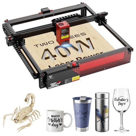 Лазерно-гравировальный станок TwoTrees TS2-40W Превью 2